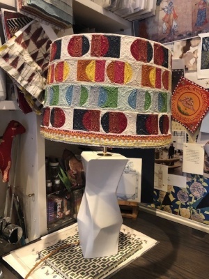 Christopher Farr Pop Art Border Tape in Berry